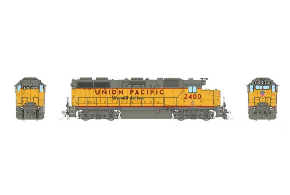 Rapido Trains 38075 HO EMD GP38 Union Pacific Dash-3 Rebuild UP 2416 - DC