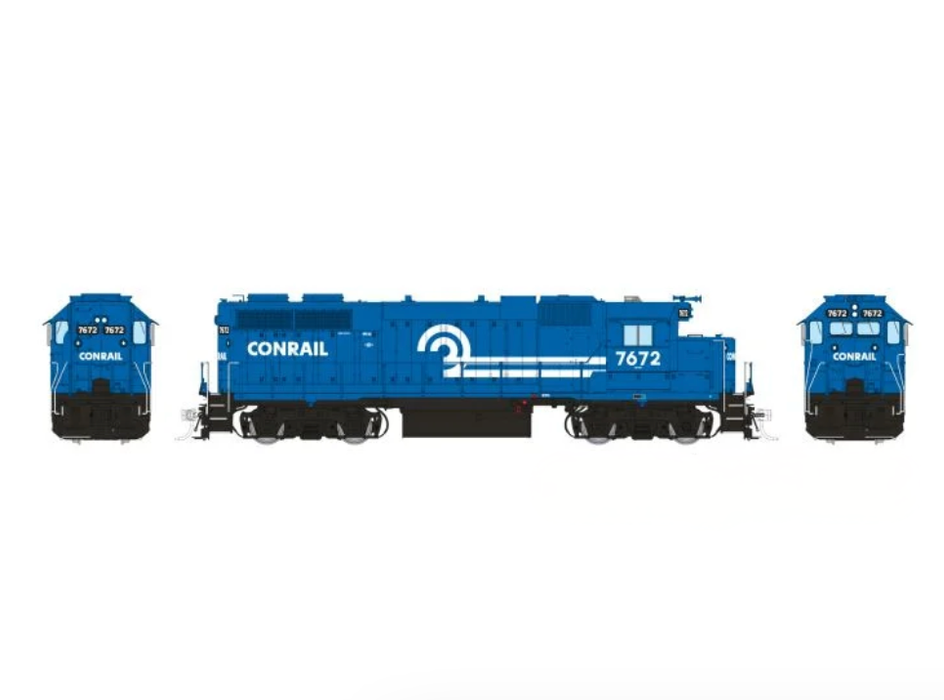 Rapido Trains 38546 HO EMD GP38 Conrail CR 7672 - DCC & Sound