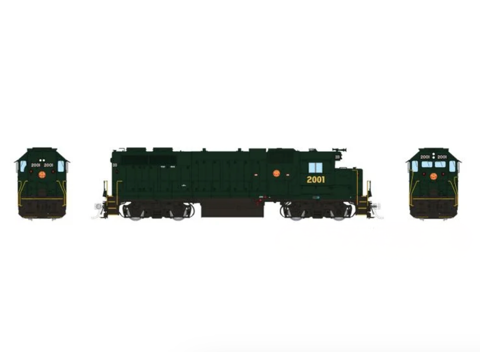Rapido Trains 38552 HO EMD GP38 Pennsylvania Reading Seashore Lines PRSL 2001 - DCC & Sound