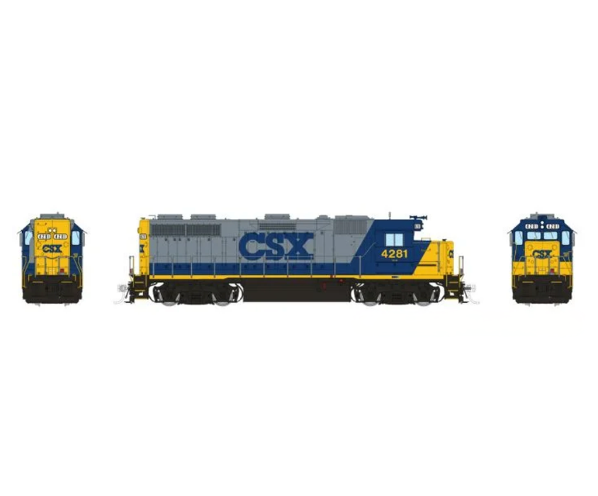 Rapido Trains 39016 HO EMD GP39 CSX Bright Future (YN2) 4292 - DC