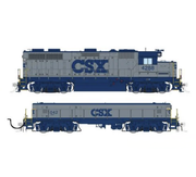 Rapido Trains 39025 HO EMD GP39 Mother+Slug CSX Grey & Blue 4288 + 1042 - DC