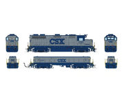 Rapido Trains 39025 HO EMD GP39 Mother+Slug CSX Grey & Blue 4288 + 1042 - DC