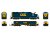 Rapido Trains 39032 HO EMD GP39 Mother+Slug CSX YN3 Scheme 4282 + 1044 - DC