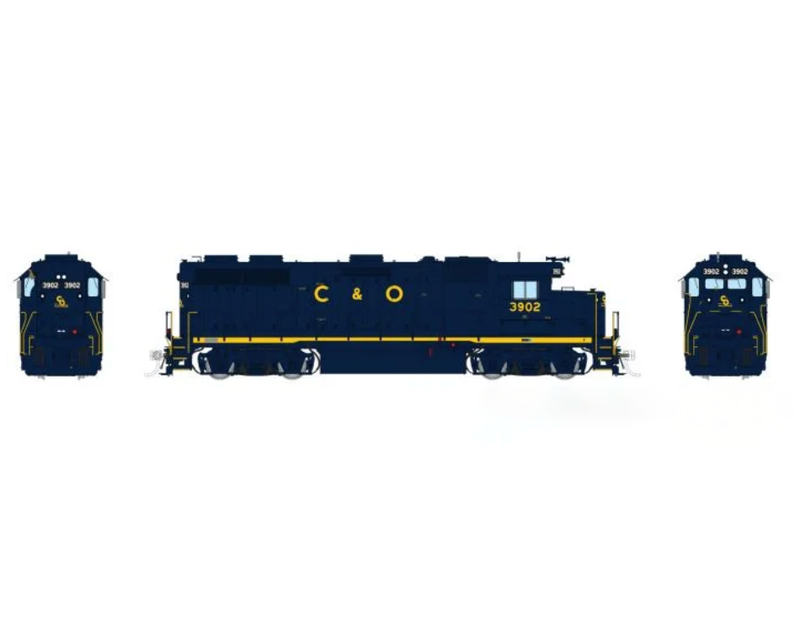Rapido Trains 39501 HO EMD GP39 Chesapeake & Ohio 3902 - DCC & Sound