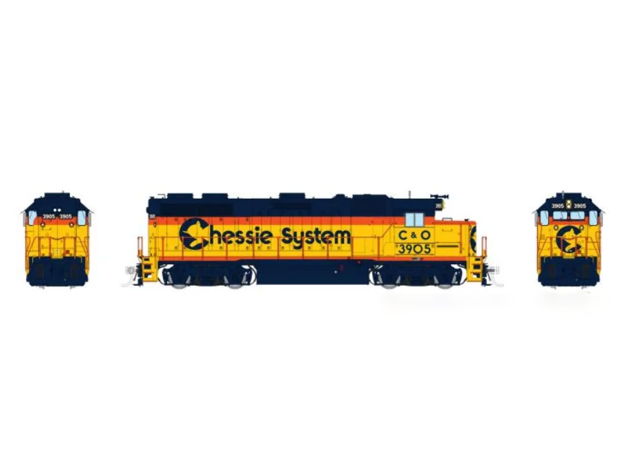 Rapido Trains 39508 HO EMD GP39 Chessie System C&O 3919 - DCC & Sound