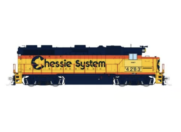 Rapido Trains 39511 HO EMD GP39 CSX Chessie Patch 4293 - DCC & Sound