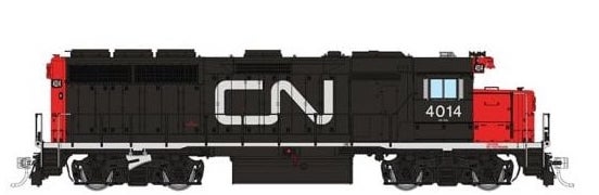 Rapido Trains 40001 HO Scale EMD GP40 Diesel Canadian National "Noodle" CN 4014