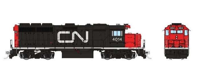 Rapido Trains 40002 HO Scale EMD GP40 Diesel Canadian National "Noodle" CN 4015