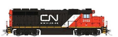 Rapido Trains 40013 HO Scale EMD GP40 Diesel Canadian National "Ex-IC" CN 3117
