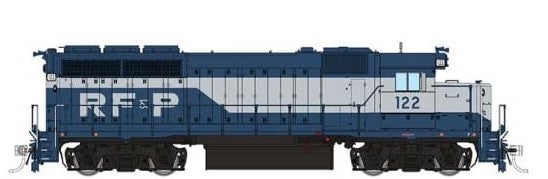 Rapido Trains 40021 HO Scale EMD GP40 Diesel Richmond, Fredericksburg & Potomac RF&P 125