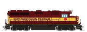 Rapido Trains 40034 HO Scale EMD GP40 Diesel Wisconsin Central WC 3023