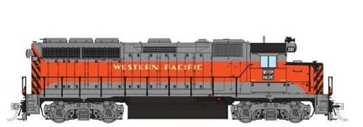 Rapido Trains 40035 HO Scale EMD GP40 Diesel Western Pacific "Zephyr" WP 3502