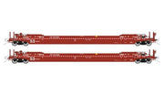 Rapido Trains 401058A HO Scale Gunderson 53' Husky-Stack Well Car Canadian Pacific CP (2 Pack)