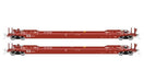 Rapido Trains 401058A HO Scale Gunderson 53' Husky-Stack Well Car Canadian Pacific CP (2 Pack)