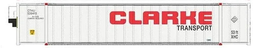 Rapido Trains 402025 HO Scale 53' High Cube Container Clarke Transport CTHU (2 Pack)