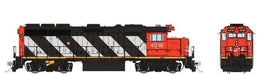 Rapido Trains 40505 HO Scale EMD GP40 Diesel Canadian National "Stripes" CN 4013 DCC & Sound