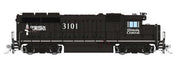 Rapido Trains 40507 HO Scale EMD GP40 Diesel Illinois Central IC 3101 DCC & Sound