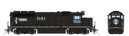 Rapido Trains 40509 HO Scale EMD GP40 Diesel Illinois Central IC 3121 DCC & Sound