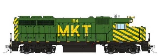Rapido Trains 40515 HO Scale EMD GP40 Diesel Missouri Kansas Texas MKT 194 DCC & Sound