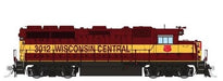 Rapido Trains 40534 HO Scale EMD GP40 Diesel Wisconsin Central WC 3023 DCC & Sound