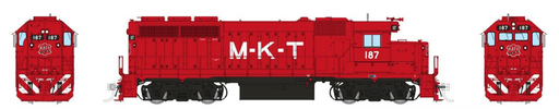 Rapido Trains 40556 HO EMD GP40 MKT - Red Scheme 187 (DCC & Sound)