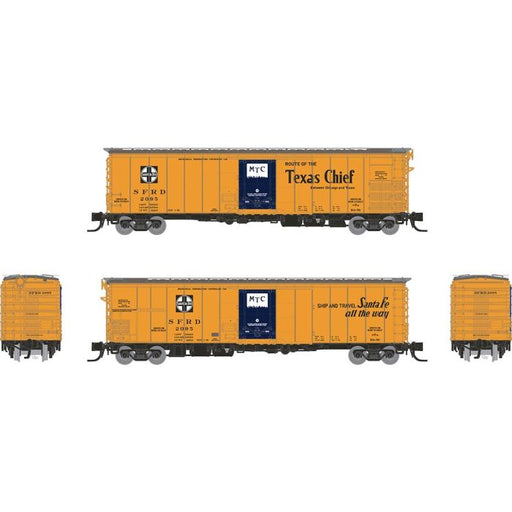 Rapido Trains 561003A N Scale RR-56 Reefer Santa Fe "Chief" SFRD # Varies