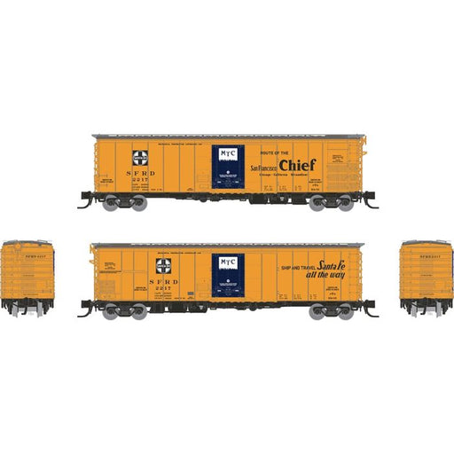 Rapido Trains 561009A N Scale RR-61 Reefer Santa Fe "Chief" SFRD # Varies