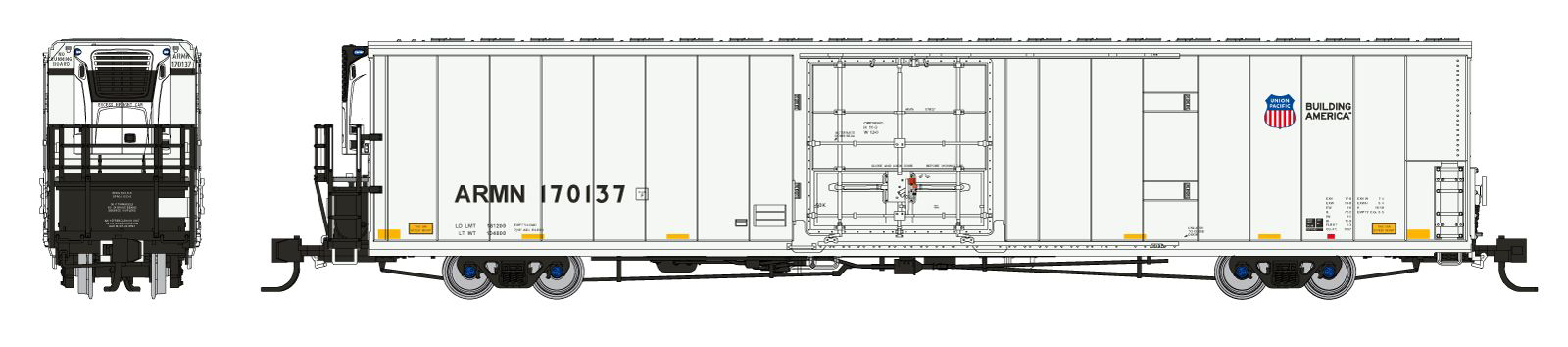 Rapido Trains 567004A N Greenbrier 72' Reefer Union Pacific ARMN Roadnumbers Vary