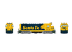 Rapido Trains 70106 HO ATSF Square Cab CF7 Santa Fe - Warbonnet 2517 - DC