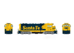 Rapido Trains 70110 HO ATSF Round Cab CF7 Santa Fe - Warbonnet 2519 - DC