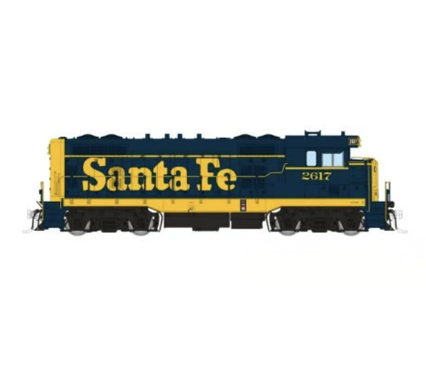 Rapido Trains 70113 HO ATSF Round Cab CF7 Santa Fe - Pinstripe 2617 - DC