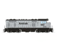 Rapido Trains 70122 HO ATSF Square Cab CF7 Amtrak - Silver Non-revenue 582 - DC