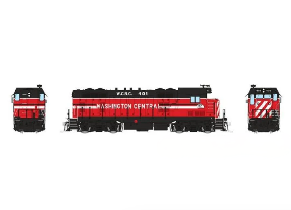 Rapido Trains 70132 HO ATSF Square Cab CF7 Washington Central 402 - DC