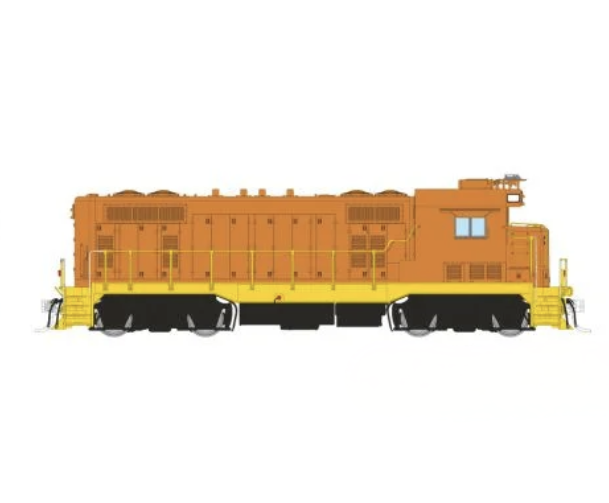 Rapido Trains 70197 HO ATSF Square Cab CF7 Painted, Orange - DC