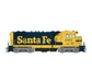 Rapido Trains 70619 HO ATSF Round Cab CF7 Santa Fe - Warbonnet 2496 - DCC & Sound