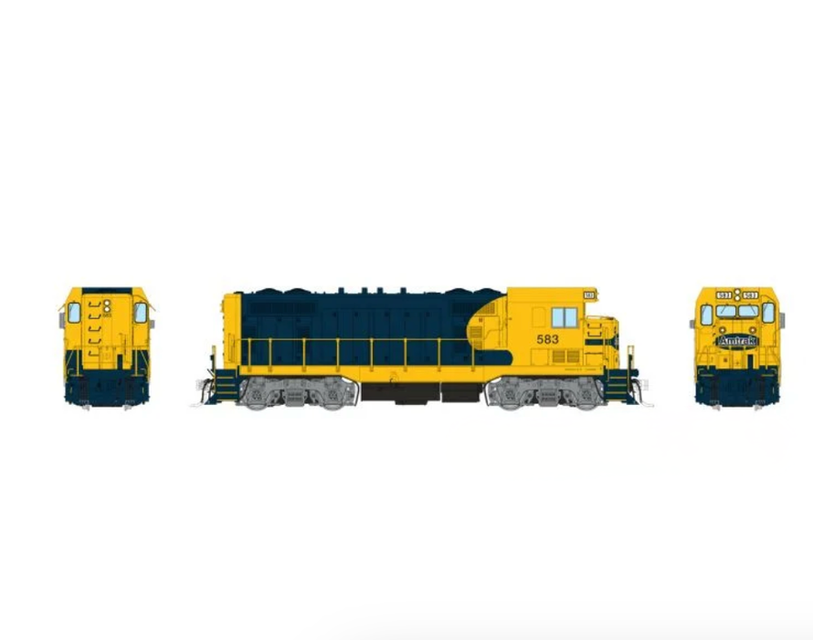 Rapido Trains 70621 HO ATSF Square Cab CF7 Amtrak - ATSF Patch 583 - DCC & Sound
