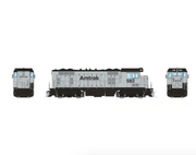Rapido Trains 70622 HO ATSF Square Cab CF7 Amtrak - Silver Non-revenue 582 - DCC & Sound