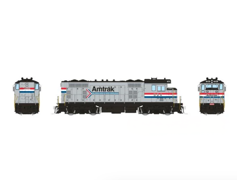 Rapido Trains 70624 HO ATSF Round Cab CF7 Amtrak - Phase 3 594 - DCC & Sound
