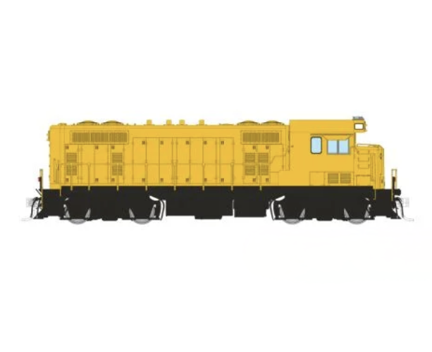 Rapido Trains 70696 HO ATSF Square Cab CF7 Painted, Yellow - DCC & Sound