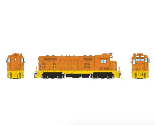 Rapido Trains 70697 HO ATSF Square Cab CF7 Painted, Orange - DCC & Sound