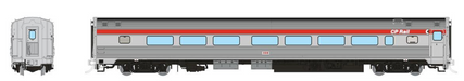 Rapido Trains HO Budd Coach: CP Rail - Action Red