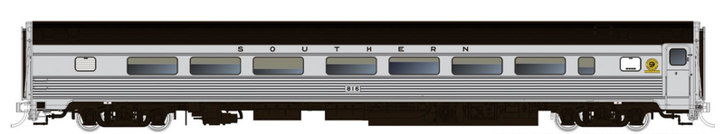 Rapido Trains HO Budd Coach: Southern RR - Late Scheme