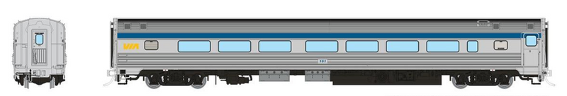 Rapido Trains HO Budd Coach: VIA Rail - Original