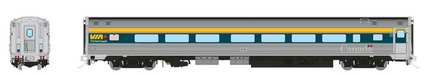Rapido Trains HO Budd Coach with HEP: VIA Rail - Teal Scheme