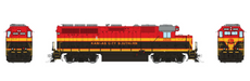Rapido Trains HO EMD GP40: KCS - Southern Belle: #2838