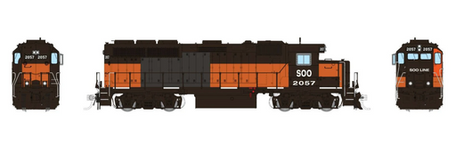 Rapido Trains HO EMD GP40: SOO Line: #2057