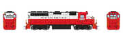 Rapido Trains HO EMD GP40: Western Maryland - Circus Scheme: #3795