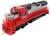 Rapido Trains HO EMD GP40: Western Maryland - Circus Scheme