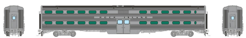 Rapido Trains HO Gallery Commuter Car: Rock Island Coach