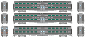 Rapido Trains HO Gallery Commuter Car: Rock Island: Set